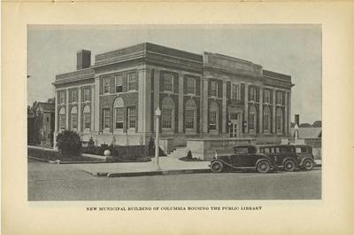 Municipal building postcard