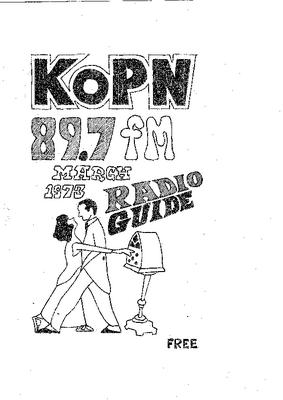 1973 Program Guide